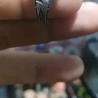 انگشتر فیروزه نیشابور اصل با رکاب نقره