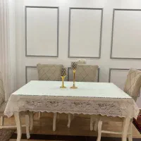 میزناهار خوری ۶نفره  ۴عدد استخونی ۲عدد بنفش|میز و صندلی غذاخوری|رشت, لاکان شهر|دیوار