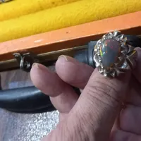 انگشتر اوپال درجه یک  آتشین