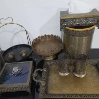 ست پذیرایی پیوتر رنگ آنتیک|ظروف سرو و پذیرایی|پاوه, |دیوار