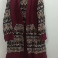 مانتو دوتیکه پاییزی شیک