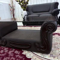 مبل چرمی ۷ نفره|مبلمان خانگی و میز عسلی|منوجان, |دیوار
