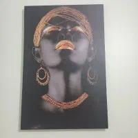 تابلو دختر سیاه پوست