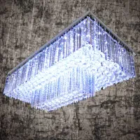 لوستر کریستالی دایره بیضی مربع و ... کد ۱۵۱|لوستر و چراغ آویز|قم, نیروگاه|دیوار