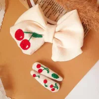 گیره مو و  تل پاپیونی دخترانه دست ساز