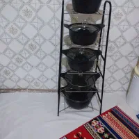 قابلمه چدن ده پارچه یه تابه وچهارتا قابلمه|ظروف پخت‌وپز|قوچان, |دیوار