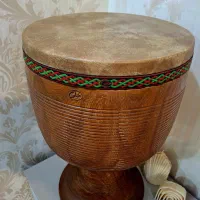 تنبک حلمی با چوب یک تکه با دهانه ۲۸|سازهای سنتی|اهواز, کوروش|دیوار