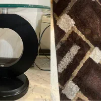 ۳ عدد میز عسلی مدل خاص و فرش ترک ۳ متری