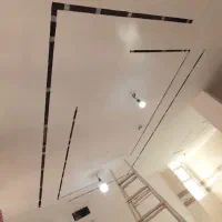 کناف لاین نوری میزTv کمد دیواری کاغذ دیواری شلف|میز تلویزیون|ساوه, |دیوار