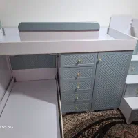 تخت دوطبقه نونو بدون خط و خش  با کمدو 9 تا کشو|تخت و سرویس خواب|تربت جام, مطهری|دیوار