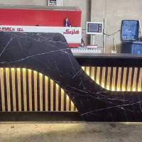 میز مطب 84949 کانتر منشی کارمند کامپیوتر صندلی|دفتر کار|قزوین, |دیوار