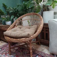 صندلی حصیری،کاملا سالم ،تحمل وزن بالا