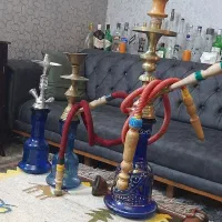 قلیان برنجی .قلیون