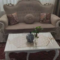 مبل هفت نفره با جلو مبلی و ۲ میز عسلی|مبلمان خانگی و میز عسلی|زنجان, |دیوار