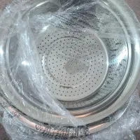 تعدادی قاشق شربتی لگن و آبکش پلمپ نو|ظروف سرو و پذیرایی|بندر ماهشهر, |دیوار