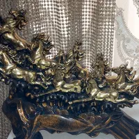 کاروان اسب|مجسمه، تندیس، ماکت|تهران, والفجر (افسریه)|دیوار