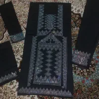 نگین کوبی رو انواع لباس بلوچی و بندری|لباس|کهنوج, |دیوار