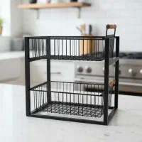 استند فلزی داخل کابینت واستند سیب زمینی پیاز