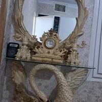 آینه و شمعدان پُلی استر