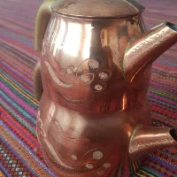 کتری وقوری مسی ضخیم نو