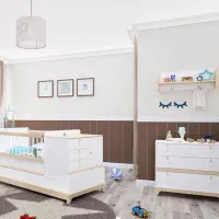 تخت و کمد کودک و نوجوان برند بامبینو|تخت و سرویس خواب|تهران, گیشا|دیوار