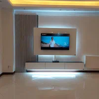 کابینت کمددیواری ترمو تی وی وال کفپوش لمینت و غیره|خدمات پیشه و مهارت|دماوند, گیلاوند|دیوار