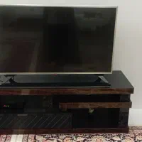 تلویزیون ال‌جی اصل ۴۳ اینچ و میزتلویزیون با کارتن|تلویزیون و پروژکتور|زنجان, |دیوار