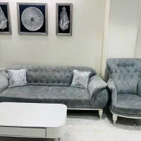 مبل راحتی ۷ نفره|مبلمان خانگی و میز عسلی|تهران, امام زاده عبدالله|دیوار