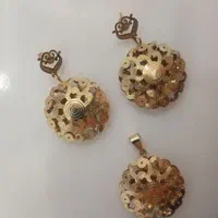 نیم ست ژوپینگ و گردنی استیل
