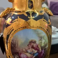 گلدان لیلی ومجنون طلا کوب