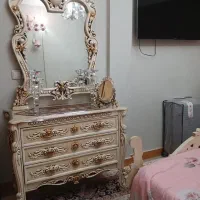 سرویس خواب دونفره منبت|تخت و سرویس خواب|مشهد, صیاد شیرازی|دیوار