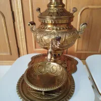 سماور ذغالی برنجی