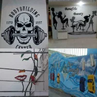 نقاشی روی دیوار|خدمات پیشه و مهارت|ابرکوه, |دیوار