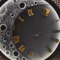 ساعت دیواری دست ساز پاپیه ماشه