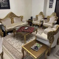 میز ناهارخوری ۱۰ نفره و مبلمان استیل سطنتی ۷نفره|میز و صندلی غذاخوری|تهران, فاطمی|دیوار