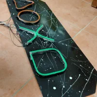 تابلوی نعون|ریسه و چراغ تزئینی|نجف‌آباد, منتظری شمالی|دیوار