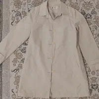 بارانی آستر دار در حد نو