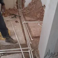 لوله کشی فاضلاب شهری،تخریب، خاکبرداری، لوله بازکنی|خدمات پیشه و مهارت|قم, نیروگاه|دیوار