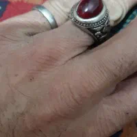 انگشتر نقره اصل با نگین قدیمی|کلکسیون اشیاء عتیقه|صدرا-فارس, فاز ۱|دیوار