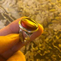 انگشتر عقیق سرخ / نقره / کمیاب / حدود ۲۰ گرم