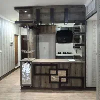 کابینت ام دی اف با سینک وشیر ظرفشویی