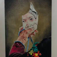 پرتره مفهومی تکنیک مدادرنگی