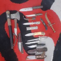 تعدادی چاقو و کارد کلکسیونی
