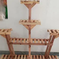 ساخت انواع استند گل چوبی|گل و گیاه طبیعی|فلاورجان, |دیوار