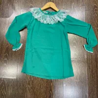 زیر سارافون آستین بلند و شومیز کرپ حریر یقه تور|کفش و لباس بچه|تهران, فلسطین (میدان انقلاب)|دیوار