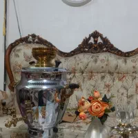 سماور عالی نسب. مدل نگین نفیس طلایی|سماور، چایساز، قهوهساز|تهران, بهجتآباد|دیوار