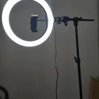 رینگ لایتر با پایه|دوربین عکاسی و فیلم‌برداری|قرچک, زیبا شهر|دیوار