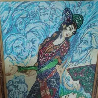 تابلو هنری دست بافت کوبلن