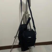 پایه دوربین +کاور پارچه ای+کیف دوربین کانن