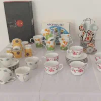 انواع فنجان چایی فنجون قهوه چینی زرین|ظروف سرو و پذیرایی|قم, شاه احمد قاسم|دیوار